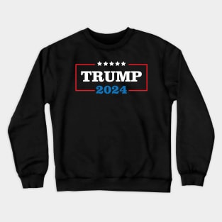 Trump 2024 America First Crewneck Sweatshirt